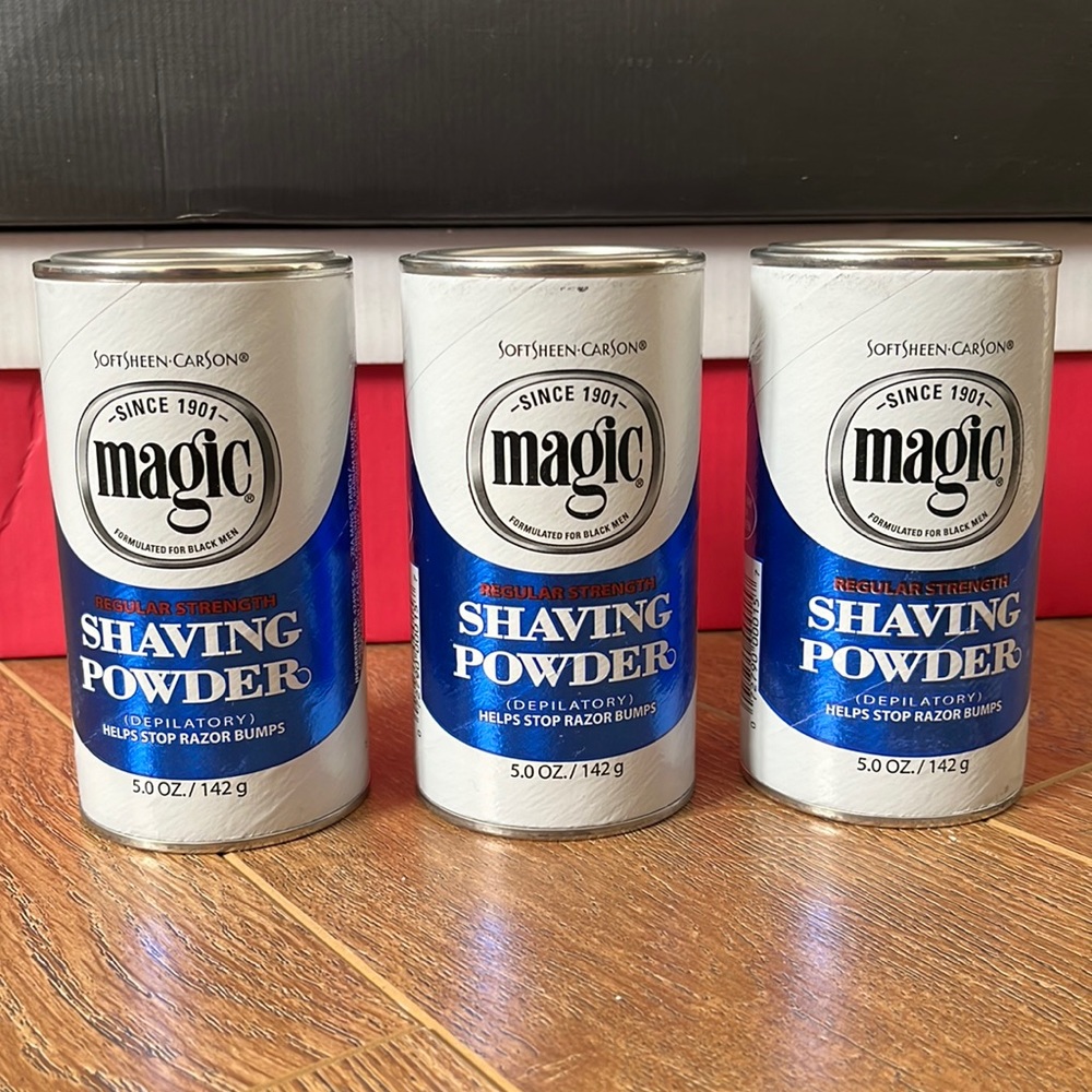 Soft sheen Carson shaving powder